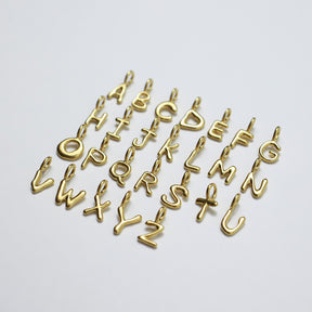 【NEW ITEM】Drawing alphabet charm GD