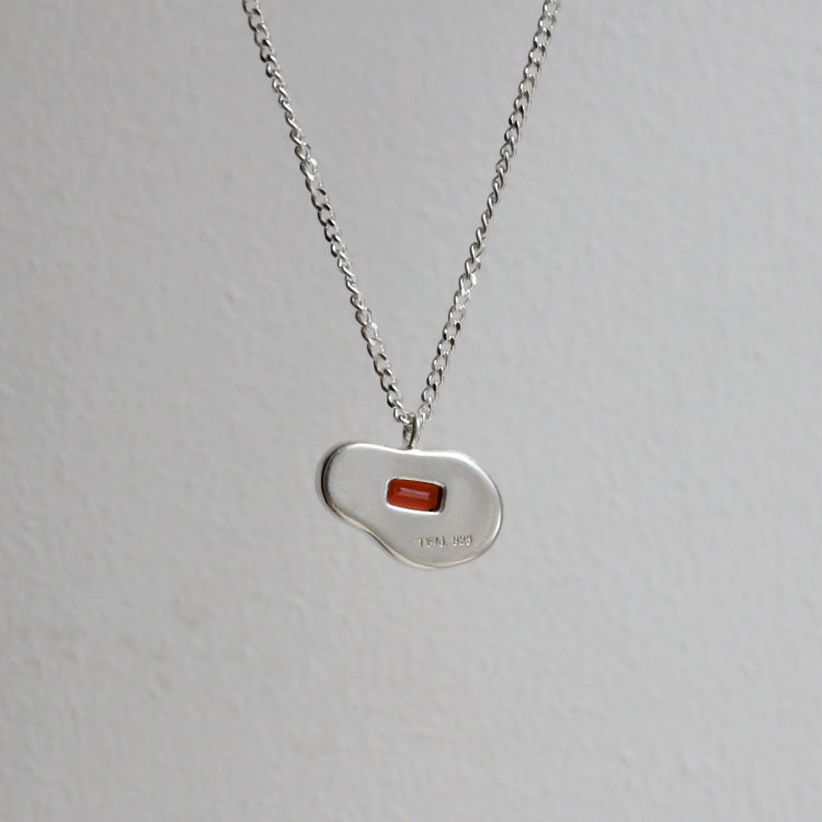 【Recall coming soon…】float necklace SV (Garnet)