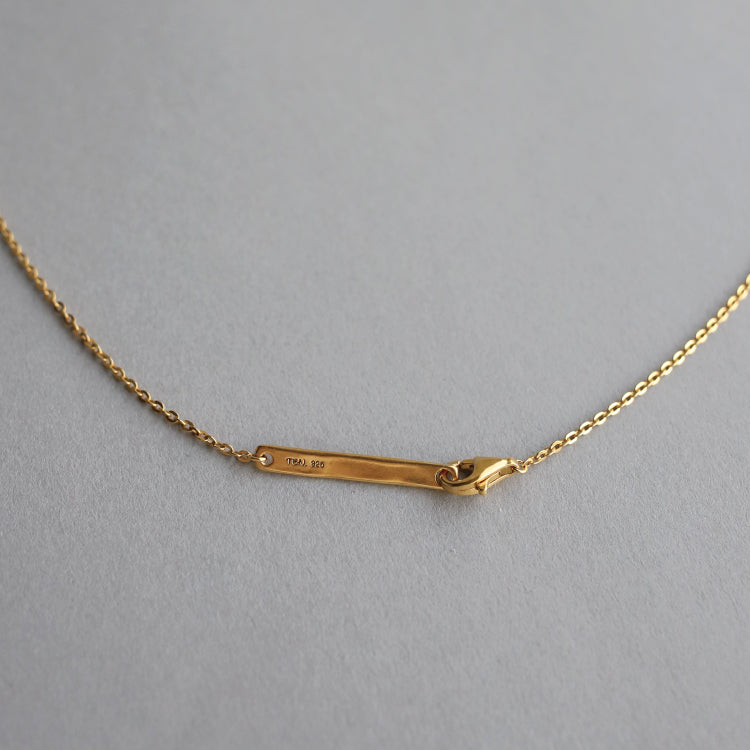 【PRE RELEASE】flat cable chain necklace GD 50cm