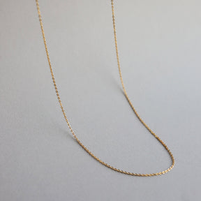 【PRE RELEASE】flat cable chain necklace GD 50cm