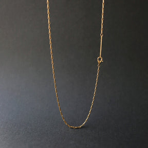 【PRE RELEASE】barley corn chain necklace GD 50cm