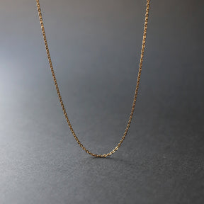 【PRE RELEASE】flat cable chain necklace GD 38cm