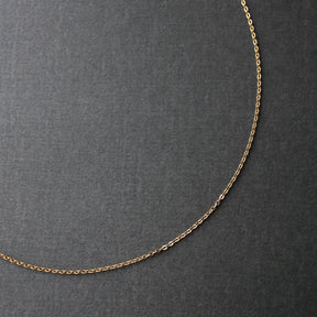 【PRE RELEASE】flat cable chain necklace GD 38cm