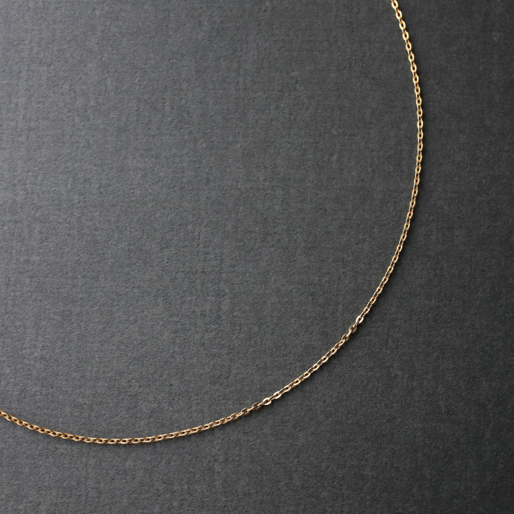 【PRE RELEASE】flat cable chain necklace GD 38cm