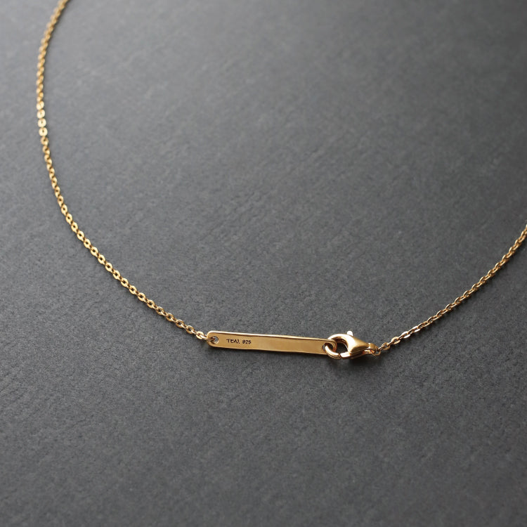 【PRE RELEASE】flat cable chain necklace GD 38cm